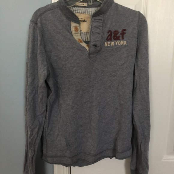 Abercrombie and Fitch Kid's Boy's Henley - Picture 1 of 2